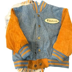 Vintage BUM‎ EQUIPMENT denim/leather jacket